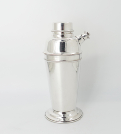 Verzilverde Cocktailshaker met schroefdop - Viners of Sheffield
