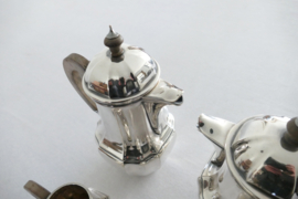 Christofle Verzilverd Koffie en Thee servies - voor Kirby, Beard & Co, Parijs - 1935-1959