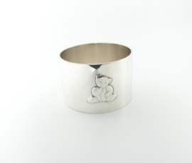 Christofle "Charlie Bear" Napkin Ring - boxed and unused