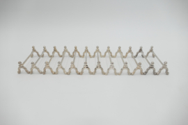 Een set van 12 verzilverde Messenleggers - Orfevrerie Wiskemann - België, c. 1935