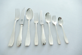 Orfevrerie Otto Wiskemann - Silver-plated Art Deco Cutlery Caneen - 101-piece/12-pax. - Belgium, 1940-1960