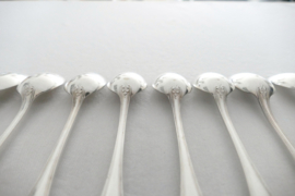 A set of 12 silver-plated teaspoons - Fillot, Caslot, Dru & Cie (Au Bon Marché Paris) - 1912-1925