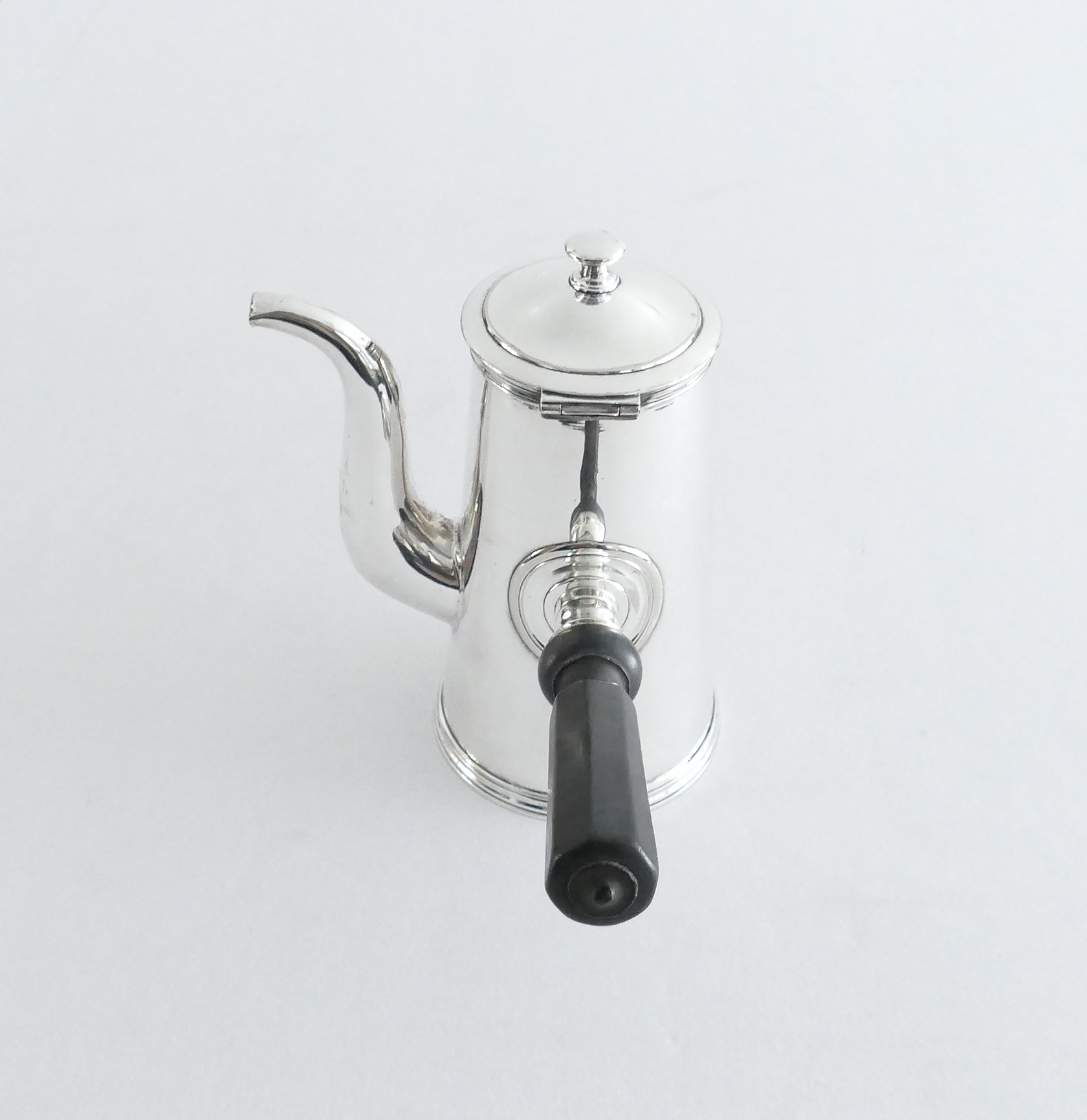 Large Silver Plated Chocolatière - Paris, c. 1850