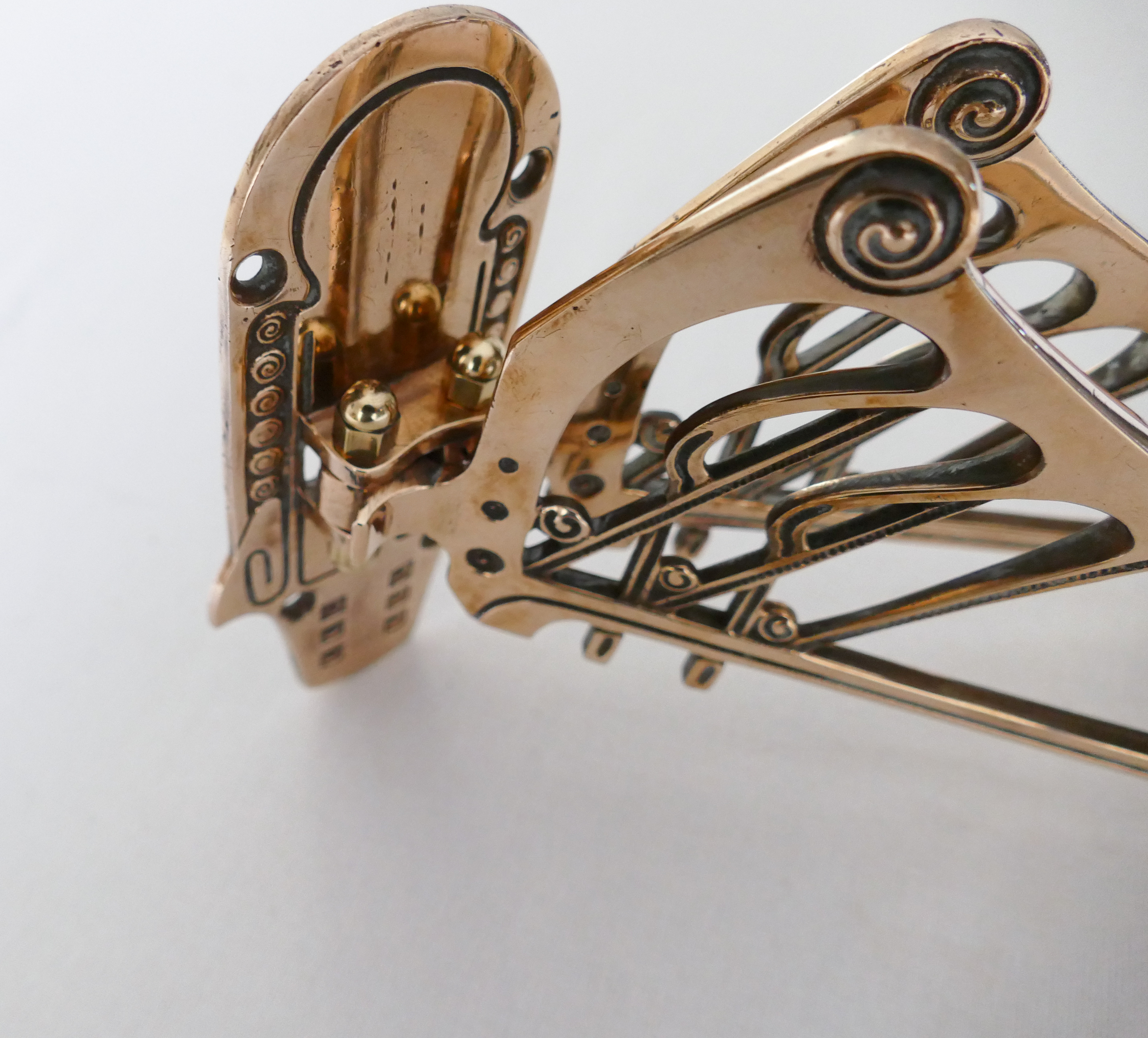Art Nouveau Piano Candleholders