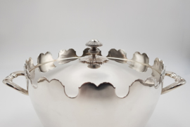 Christofle - Collection Gallia - Silverplated Ice Bucket- incl. tray and lid - 1935-1975