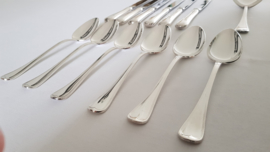 Silver plated cutlery in the Arabesque pattern- 6-pax/42-pieces - Gero Zilvium 100 - the Netherlands, late 1960's