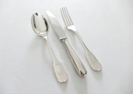 Christofle - Plunir - Silver Plated Luncheon Setting