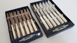 Silver plated Art Deco Cutlery - 36-piece/6-pax. - Series 56 "Nordique" - Gero, Georg Nilsson - the Netherlands, 1939-1958