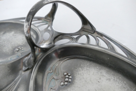 WMF (Württembergische Metallwarenfabrik} - Art Nouveau Silver Plated Serving Dish - Germany, c. 1906