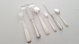 Silver Plated Art Deco canteen of cutlery - 90-piece/12-pax - Nieuwpoort, Brussels - Belgium, 1957