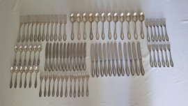 Jäger Solingen - Silverplated Cutlery Canteen - 84-pieces/12-pax. - Germany, 1937-1945