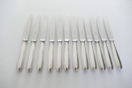 Christofle - Silver Plated Cutlery set - Perles collection - 42-piece/12-pax.