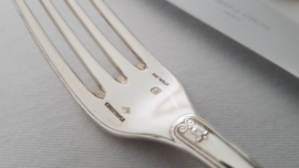 Sterling Silver 3-piece place setting - Christofle - Malmaison collection - .925 silver