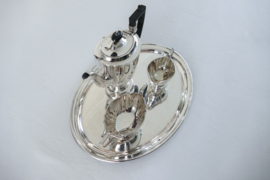 English Silver-plated 4-piece Tea service - Chippendale