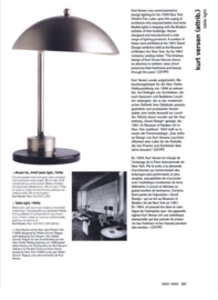 Kurt Versen table lamp