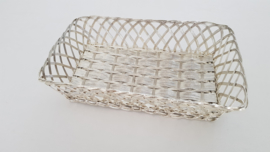 Silver Plated woven Bread basket