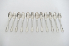 Set of 12 antique Christofle Dinner spoons - Chinon - France, 1897