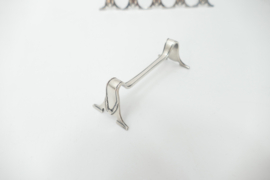 Set van 6 verzilverde Neoklassieke messenleggers - Orfevrerie 'd Art Miele & Co.- België, 1900-1914