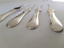 4 Silver Plated Lobster Forks