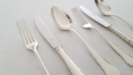 WMF - Silver plated Cutlery canteen - Chippendale style - 81-piece/12-pax. - Germany, mid-20th century