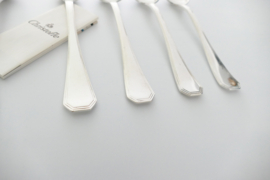 Christofle - America - Set of 8 silver plated Dinner spoons