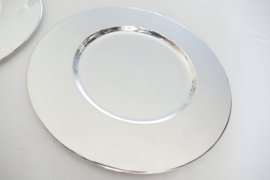 Set of 3 Silver Plated Underplates