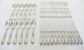 Orfevrerie Bruno Wiskemann - Silver Plated Cutlery set - Régence - 36-piece/12-pax. - Belgium, c. 1960