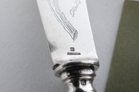 Christofle - Ecusson XVI - Silver Plated Fish Servers - France, late 19th century