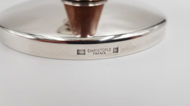 Christofle "Laque de Chine" - Zeldzame 2-lichts Art Deco kandelaar