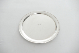 Round silver plated Serving Tray - Bohrmann, Frankfurt - 1908