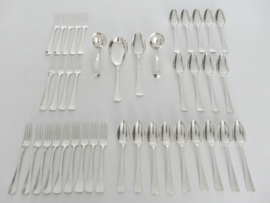 Gero, Gerritsen Zeist - Silver Plated Cutlery set - 40-piece/9-pax. - Haags Lofje - the Netherlands, 1917-1941