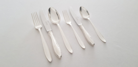 Gero, Zeist - Silver plated Cutlery Set - series 229 "Perfection" - 43-piece/6-pax. - the Netherlands, 1952-1975