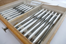 Gero, Georg Nilsson - Silver Plated Art Deco Cutlery Canteen - Nordique - 85-piece/12-pax. - the Netherlands, 1952-1958