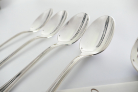 Christofle - America - Set of 8 silver plated Dinner spoons