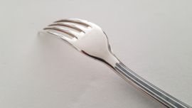 Christofle - Silver plated Dinner fork - Talisman - Rare Laque de Chine piece