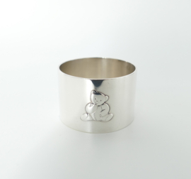 Christofle "Charlie Bear" Napkin Ring - boxed and unused