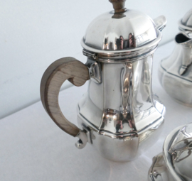 Christofle Verzilverd Koffie en Thee servies - voor Kirby, Beard & Co, Parijs - 1935-1959