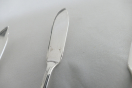 Christofle - Pompadour  - 12 silver plated Fish Knives