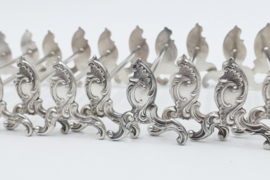 Wiskemann, Brussels - Silver Plated Cutlery Canteen - "No. 3 Contours" - 110-piece/12-pax. - Belgium, 1930-1960