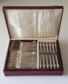 Jäger Solingen - Silverplated Cutlery Canteen - 84-pieces/12-pax. - Germany, 1937-1945