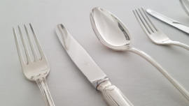Silver plated cutlery in the Arabesque pattern- 6-pax/40-pieces - Gero Zilvium 100 - the Netherlands, late 1960's