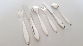 Gero, Georg Nilsson - Silver plated Cutlery set - 38-piece/6-pax. - Perfection - the Netherlands, 1952-1964