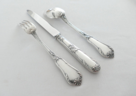 Orfevrerie Bruno Wiskemann - Silver Plated Cutlery set - Régence - 36-piece/12-pax. - Belgium, c. 1960