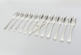 Christofle - America - Set of 12 silver plated Dessert spoons