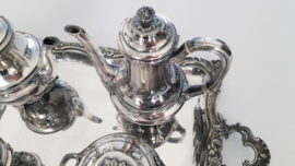 Orfevrerie Gallia (Christofle) - Silver Plated Louix XVI Tea & Coffee service - France, c. 1925