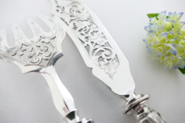 Puiforcat - French silver set of Fish Servers - 1st Minerva - .950 silver - France, c. 1880
