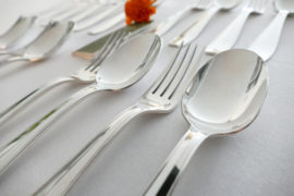 Christofle - Atlas - Set of 10 Dinner place settings - Luc Lanel for the Steamship S.S. Normandie - France, 1930s