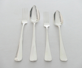 Gero, Gerritsen Zeist - Silver Plated Cutlery set - 40-piece/9-pax. - Haags Lofje - the Netherlands, 1917-1941