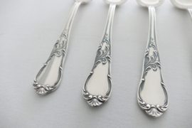 Silver Plated Cutlery Canteen - 84-piece/12-pax. - Louis XV/Rococo-style - Belgium, 1950's