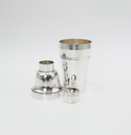 Silver Plated Art Deco Cocktail Shaker - France, 1920-1940